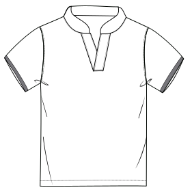 Fashion sewing patterns for MEN T-Shirts T-Shirt 8072